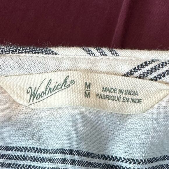 Woolrich Cleo Falls Eco Rich Tunic Shirt Organic Cotton Size Medium - Picture 7 of 10